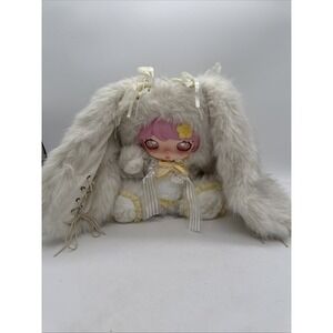 Authentic ZFAZ LUXI Angel Bunny 700% Plush Blind Box Doll (12") - Gray/Yellow